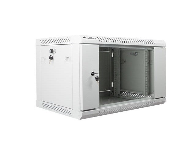 Lanberg wall-mounted 19  cabinet 4U 600x450 gray wf01-6406-10s afbeelding 3