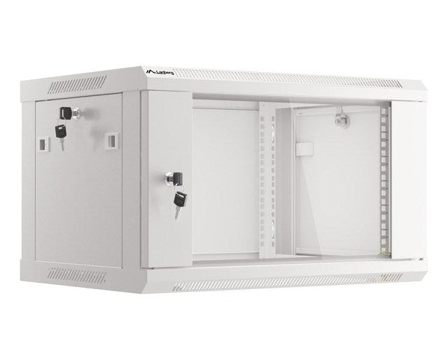Lanberg wall-mounted 19  cabinet 4U 600x450 gray wf01-6406-10s afbeelding 6