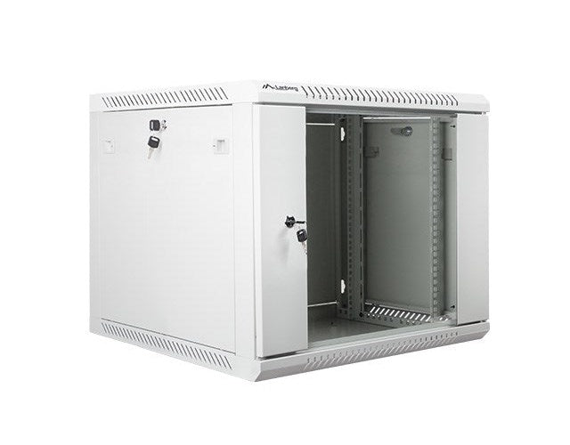 Lanberg WF01-6609-10S rack cabinet 9U Wall mounted rack Grey afbeelding 3