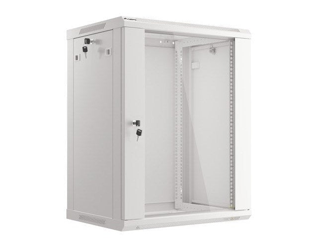 Lanberg WF01-6415-10S rack cabinet 15U Wall mounted rack Grey afbeelding 1