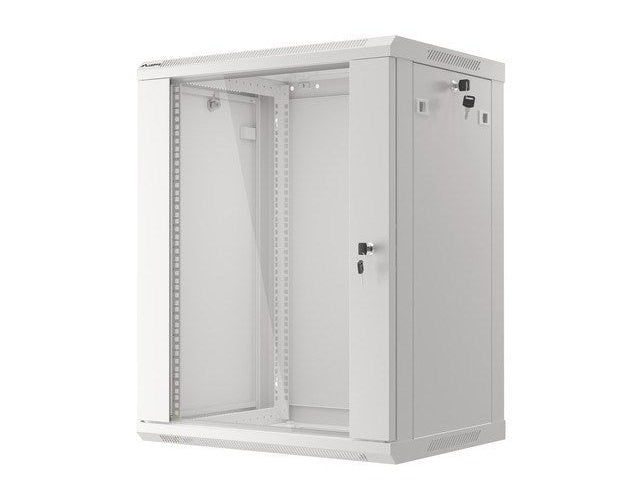 Lanberg WF01-6415-10S rack cabinet 15U Wall mounted rack Grey afbeelding 5