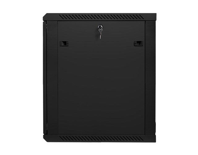 Lanberg wall-mounted installation rack cabinet 19'' 15U 600x600mm black (glass door) afbeelding 5