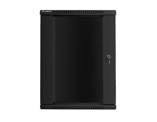 Lanberg WF01-6418-10B rack cabinet 18U Wall mounted rack Black afbeelding 2
