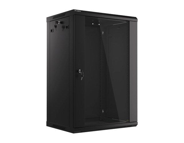 Lanberg WF01-6418-10B rack cabinet 18U Wall mounted rack Black afbeelding 6