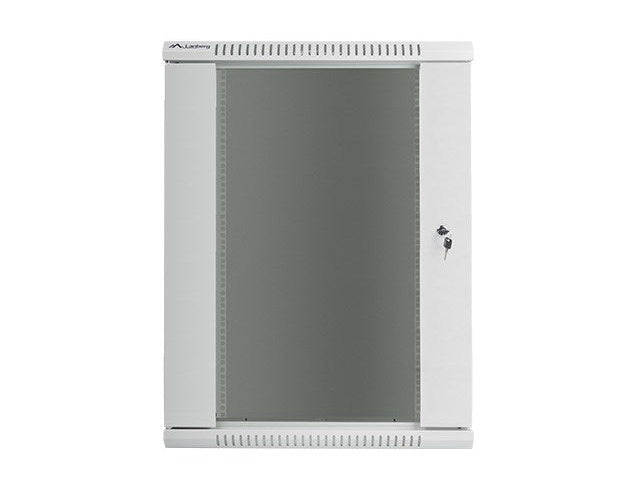 Lanberg WF01-6618-10S rack cabinet 18U Wall mounted rack Grey afbeelding 2