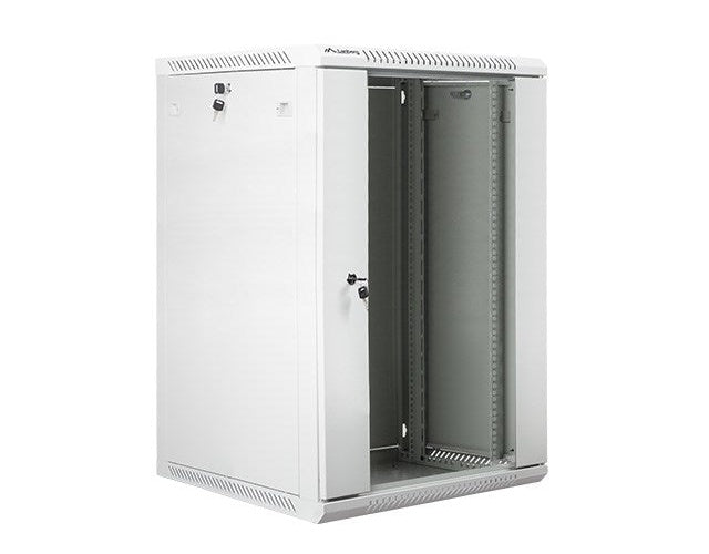 Lanberg WF01-6618-10S rack cabinet 18U Wall mounted rack Grey afbeelding 3