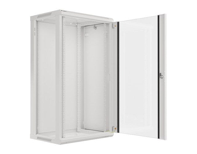 Lanberg WF01-6422-10S rack cabinet 22U Wall mounted rack Grey afbeelding 2