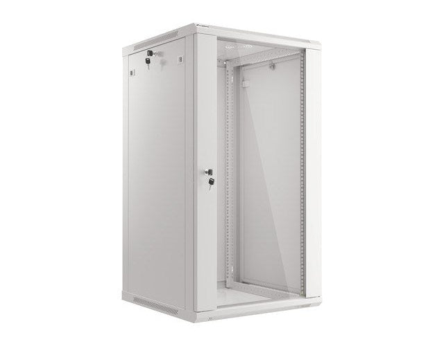 Lanberg WF01-6622-10S rack cabinet 22U Wall mounted rack Grey afbeelding 5