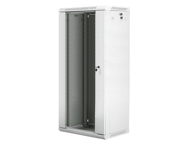 Lanberg WF01-6427-10S rack cabinet 27U Wall mounted rack White afbeelding 1