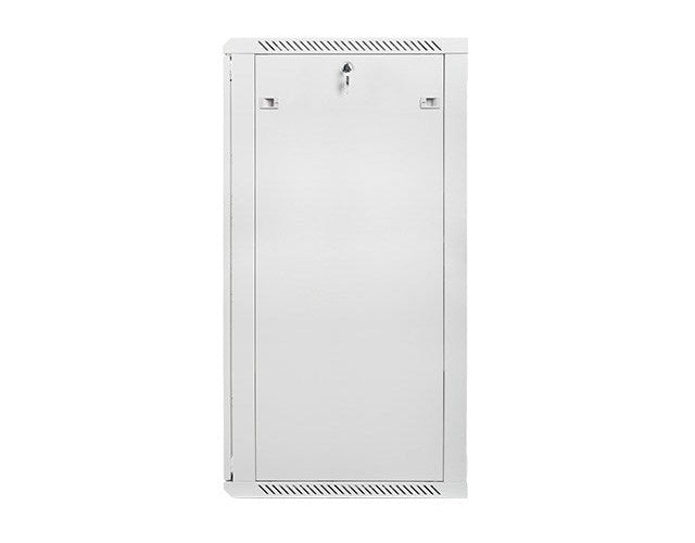 Lanberg wall-mounted installation rack cabinet 19'' 27U 600x600mm gray (glass door) afbeelding 5