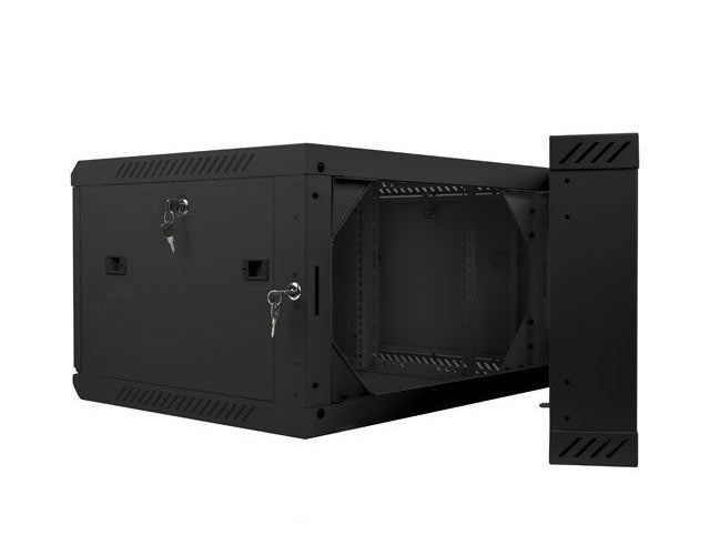 Lanberg WF02-6606-10B rack cabinet 6U Wall mounted rack Black afbeelding 4