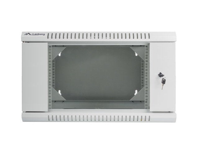 Lanberg WF02-6606-10S rack cabinet 6U Wall mounted rack Grey afbeelding 2