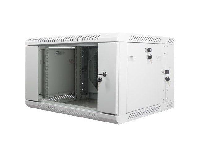 Lanberg WF02-6606-10S rack cabinet 6U Wall mounted rack Grey afbeelding 4