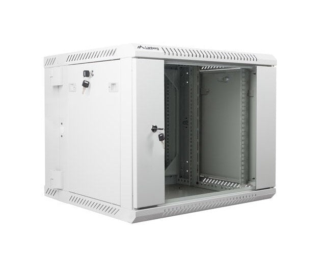 Lanberg WF02-6609-10S rack cabinet 9U Wall mounted rack Grey afbeelding 4