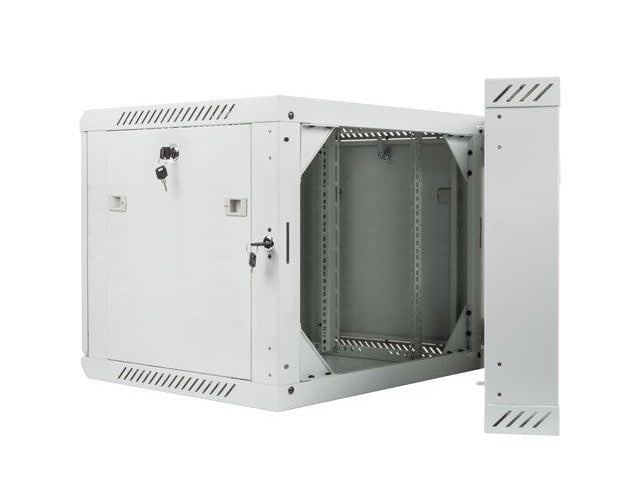 Lanberg WF02-6609-10S rack cabinet 9U Wall mounted rack Grey afbeelding 6