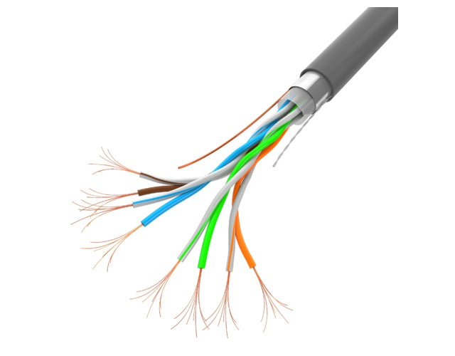 LANBERG LAN FTP CABLE 100MB/S 305M CORD CCA GREY - 5901969414073 - image 1