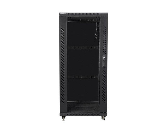 Lanberg FF01-6827-12B rack cabinet 27U Freestanding rack Black afbeelding 2