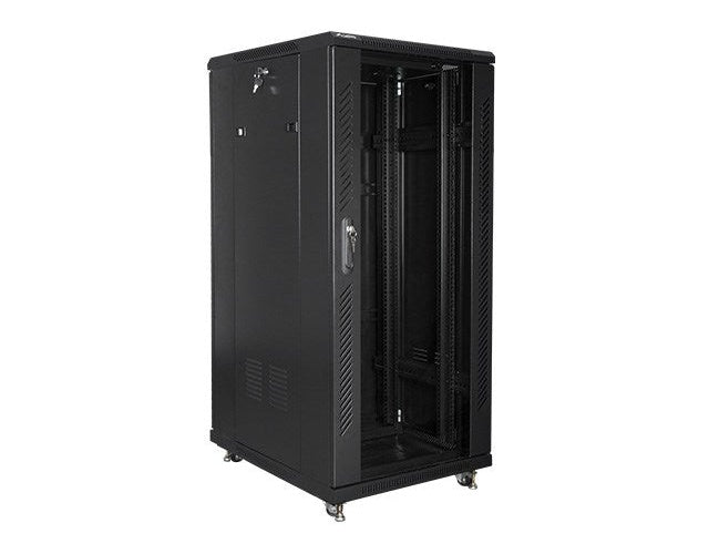 Lanberg FF01-6827-12B rack cabinet 27U Freestanding rack Black afbeelding 3