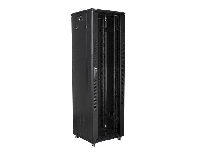 Lanberg FF01-6642-12B rack cabinet 42U Freestanding rack Black afbeelding 4