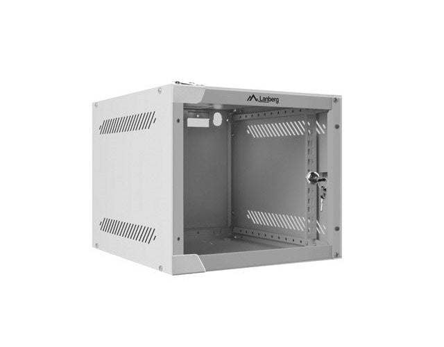 LANBERG WALL-MOUNTED 10  RACK CABINET 4U (280X310  GRAY) afbeelding 1