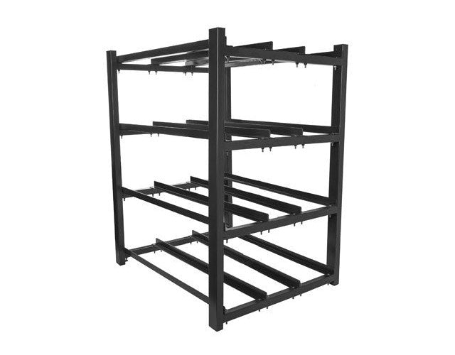 Lanberg battery rack for UPS 830x650 3 rows 4 levels (12 shelves) black Lanberg (flat pack) afbeelding 1