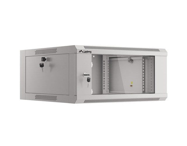 Lanberg WFFA-5604-10S rack cabinet 4U Wall mounted rack Grey afbeelding 1