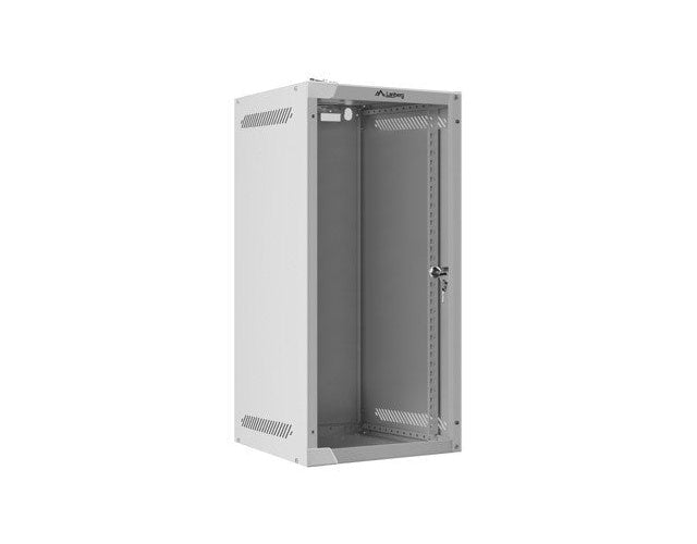 Lanberg WF10-2312-10S rack cabinet 12U Wall mounted rack Grey afbeelding 1