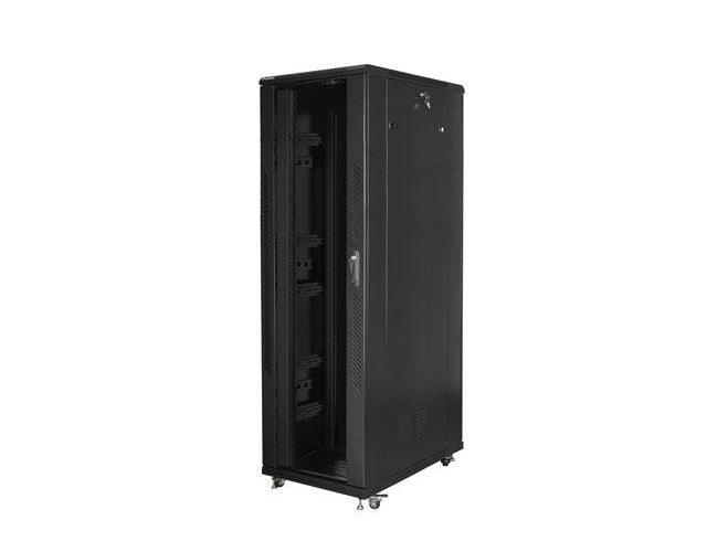 Lanberg FF01-8242-12B rack cabinet 42U Freestanding rack Black afbeelding 1