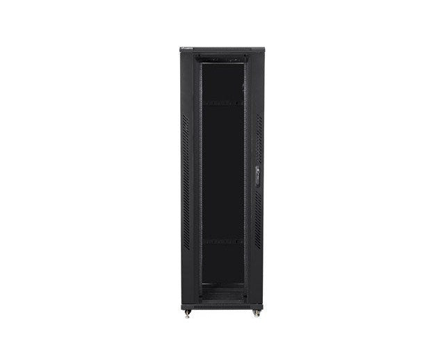 Lanberg FF01-8242-12B rack cabinet 42U Freestanding rack Black afbeelding 2