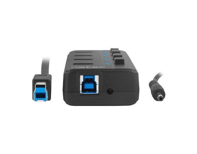 NATEC HUB USB 3.0 MANTIS 2 4-PORTS WITH SWITCH+POWER SUPPLY - 5901969425284 - image 2