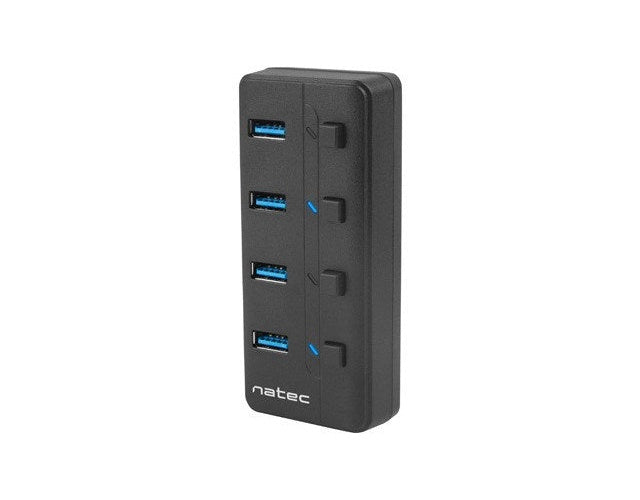 NATEC HUB USB 3.0 MANTIS 2 4-PORTS WITH SWITCH+POWER SUPPLY - 5901969425284 - image 3
