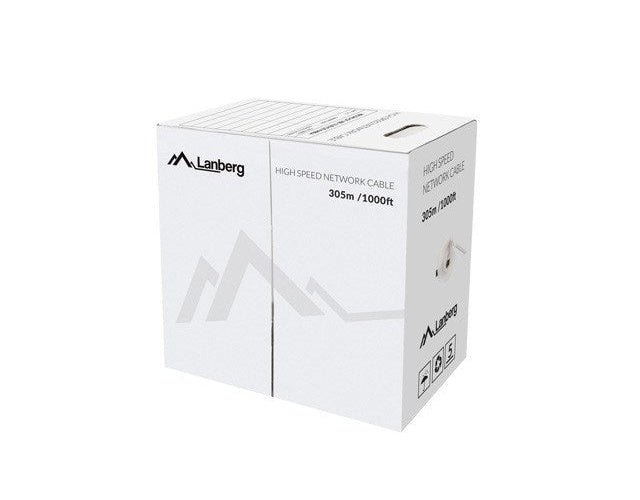 Lanberg LCU5-12CU-0305-B networking cable Blue 305 m Cat5e U/UTP (UTP) afbeelding 1