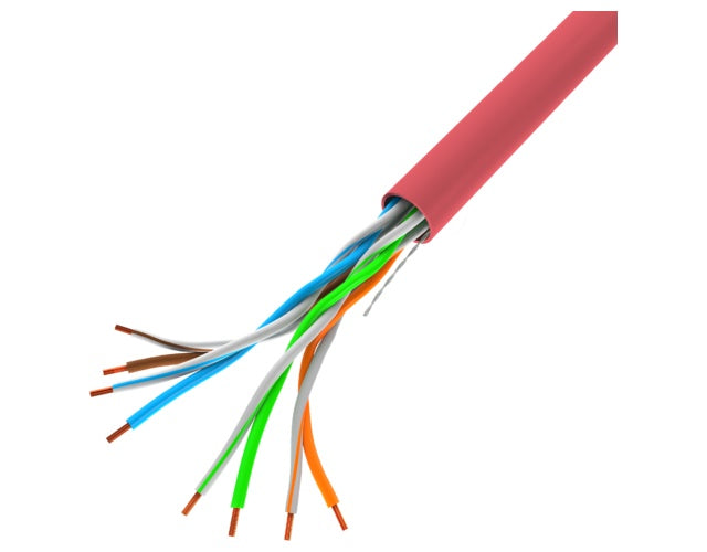 LANBERG LAN UTP CABLE 100MB/S 305M WIRE CCA RED afbeelding 1
