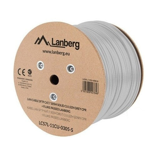 Lanberg LCS7L-11CU-0305-S networking cable White 305 m Cat7 S/FTP (S-STP) afbeelding 1