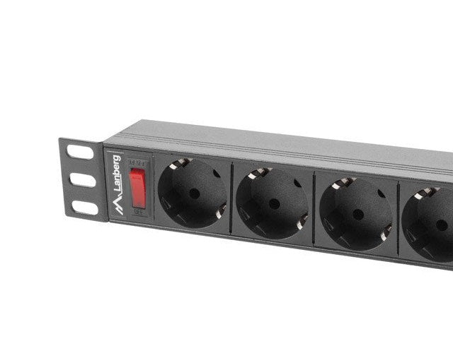 LANBERG RACK POWER STRIP 19  PDU 1U 9X SHUKO - 5901969428261 - image 3