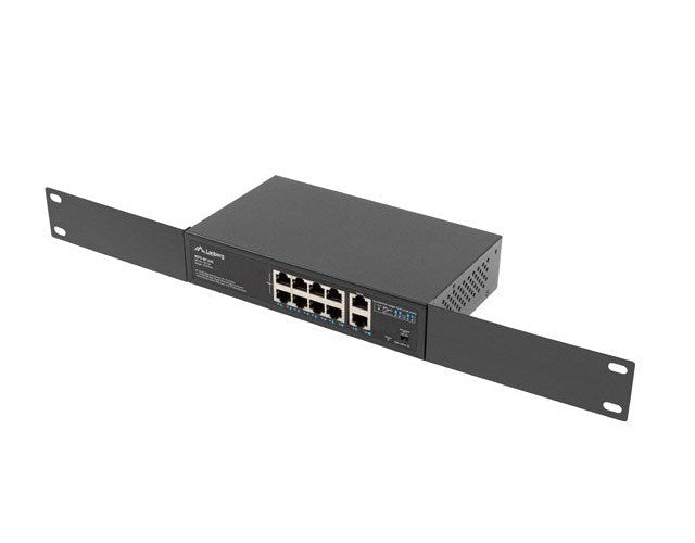 Lanberg Switch PoE+ Rack 10 /19   RSFE-8P-2GE-120 afbeelding 4