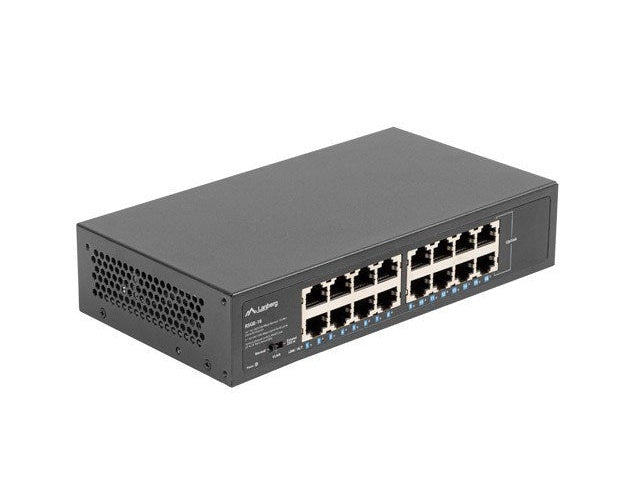 Lanberg Switch 16X 1GB Gigabit Ethernet Rack 10/19 (RSGE-16) afbeelding 5