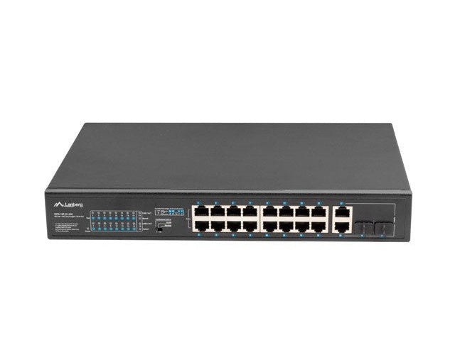 Lanberg Switch rack 19  POE+ 16x 100MB /2X COMBO  GIGABIT ETHERNET 250W - 5901969429305 - image 4