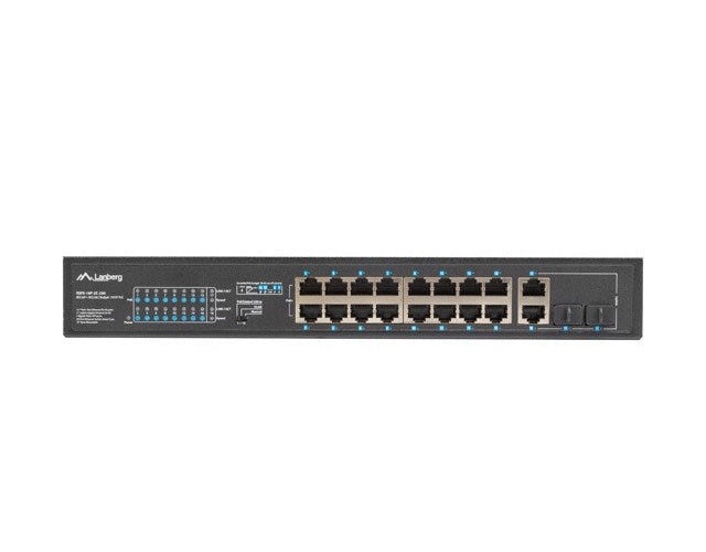 Lanberg Switch rack 19  POE+ 16x 100MB /2X COMBO  GIGABIT ETHERNET 250W - 5901969429305 - image 5
