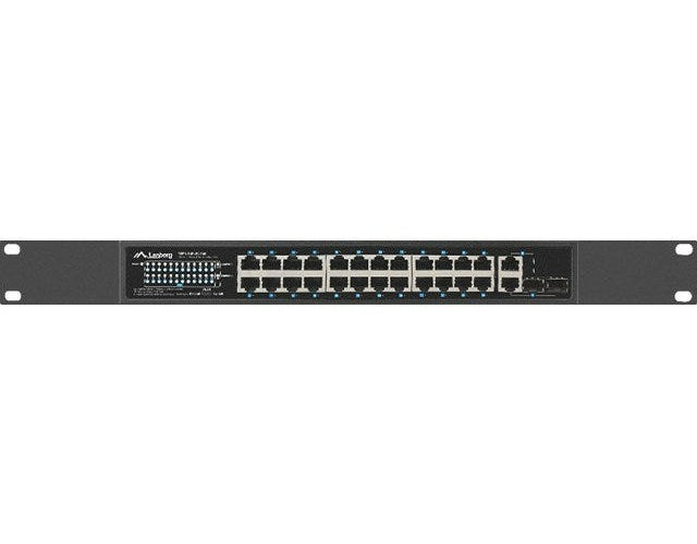Lanberg Switch 24X 100MB DSP+/2X Combo Rack 19  360W V2 afbeelding 1