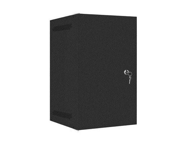 LANBERG 10  WALL-MOUNTED RACK CABINET 9U (280X310  BLACK) afbeelding 2