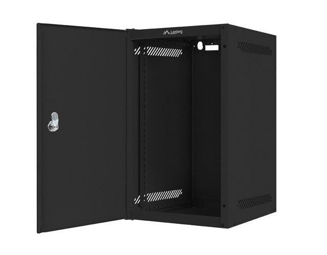 LANBERG 10  WALL-MOUNTED RACK CABINET 9U (280X310  BLACK) afbeelding 6