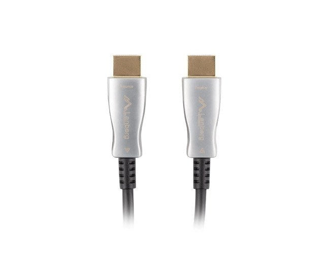 Lanberg CA-HDMI-20FB-0200-BK HDMI-Kabel 20 m HDMI Typ A (Standard) Schwarz - Silber (CA-HDMI-20FB-0200-BK) - 5901969429817 - image 5