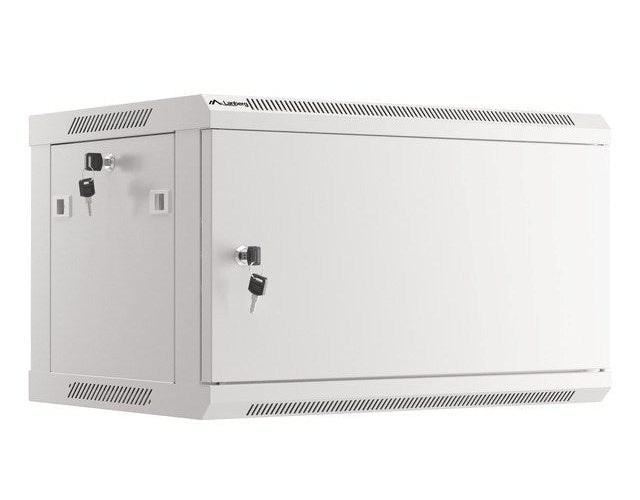 Lanberg WF01-6406-00S rack cabinet 6U Wall mounted rack Grey afbeelding 1