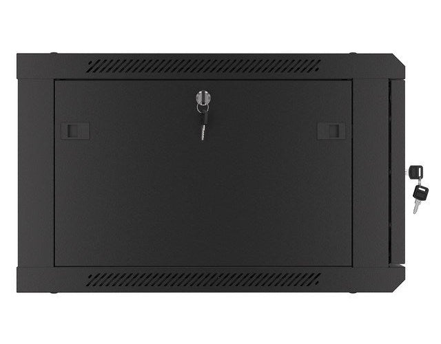 Lanberg WF01-6606-00B rack cabinet 6U Wall mounted rack Black afbeelding 4