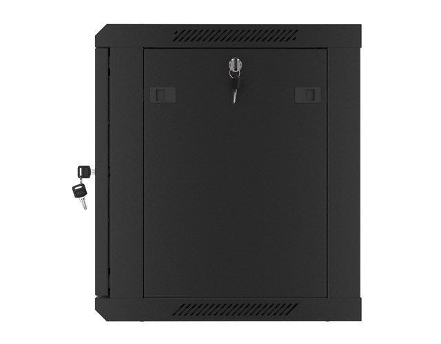 Lanberg WF01-6409-00B rack cabinet 9U Wall mounted rack Black afbeelding 2
