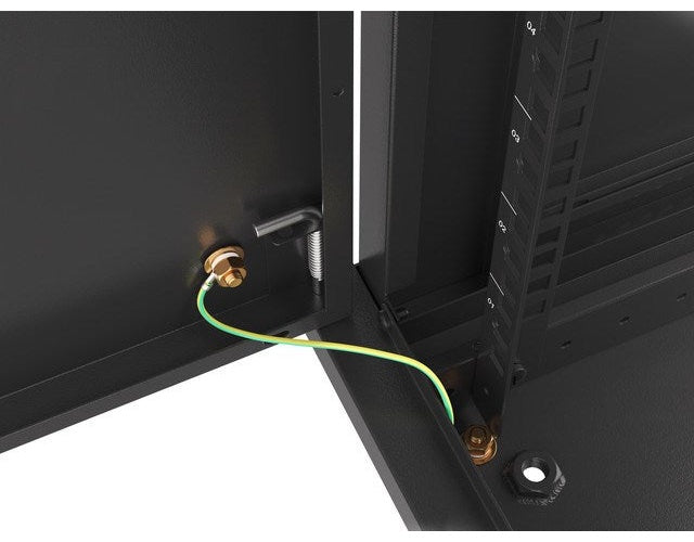 Lanberg WF01-6409-00B rack cabinet 9U Wall mounted rack Black afbeelding 3