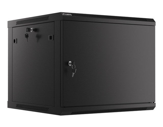 Lanberg WF01-6609-00B Rack 9U Wandmontiertes Regal Schwarz (WF01-6609-00B) afbeelding 1