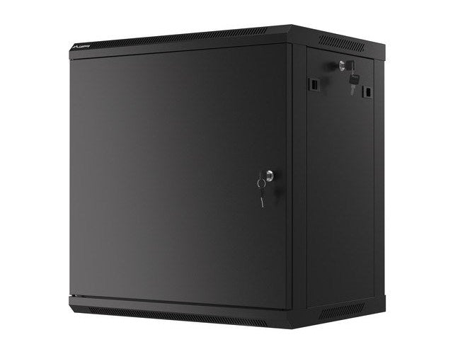 Lanberg WF01-6412-00B rack cabinet 12U Wall mounted rack Black afbeelding 3