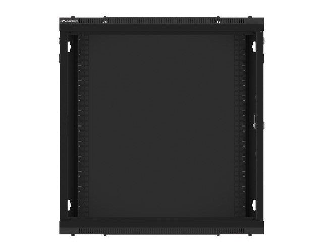 Lanberg WF01-6412-00B rack cabinet 12U Wall mounted rack Black afbeelding 4